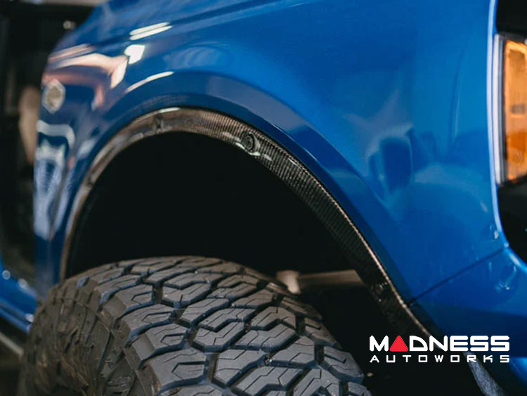 Ford Bronco Fender Flare Delete Kit - 4 Door - Carbon Fiber - AA